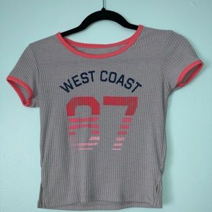 AERO Crop Top Graphic Tee